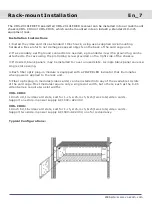 Предварительный просмотр 8 страницы Voscom VOS-20101FDEMR Installation Manual