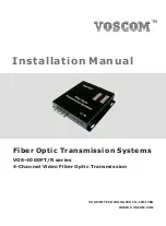 Preview for 1 page of Voscom VOS-4000FMR Installation Manual