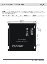 Preview for 5 page of Voscom VOS-4000FMR Installation Manual