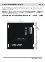 Preview for 9 page of Voscom VOS-8410FDDMR Installation Manual