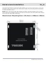 Preview for 9 page of Voscom VOS-88101FFDE Series Installation Manual