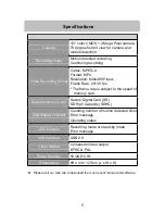 Предварительный просмотр 5 страницы Vosonic GV6200 User Manual