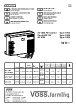 Предварительный просмотр 1 страницы VOSS.farming AV 1000 Pet Control Operating Instruction