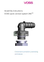 Preview for 1 page of VOSS 246 NX Assembly Instructions Manual