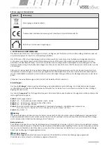 Предварительный просмотр 5 страницы VOSS 45016 Instruction Manual