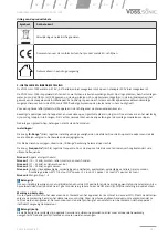 Предварительный просмотр 29 страницы VOSS 45016 Instruction Manual