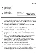 Preview for 1 page of VOSS Green Power 2000 Instruction Manual