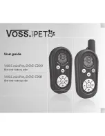 Preview for 1 page of VOSS VOSS.miniPet User Manual