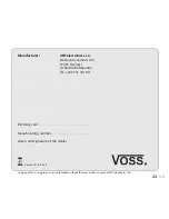 Preview for 24 page of VOSS VOSS.miniPet User Manual