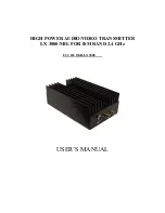 Preview for 2 page of VOSTEK ELECTRONICS LX 3000/MIL User Manual