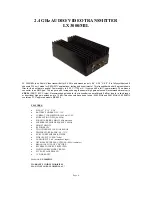 Preview for 4 page of VOSTEK ELECTRONICS LX 3000/MIL User Manual