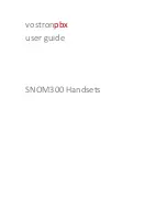 vostronpbx SNOM300 User Manual preview