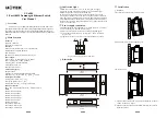 Preview for 2 page of Votek UT-6405 User Manual