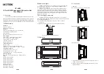 Preview for 2 page of Votek UT-6408 User Manual