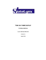 VoteLynx TDM-150 Technical Manual preview