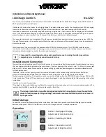 Preview for 1 page of Votronic 1247 Installation And Operating Manual