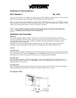 Preview for 1 page of Votronic 1256 Installation And Operating Manual