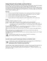 Preview for 3 page of Votronic Info Panel Pro Installation And Operating Manual