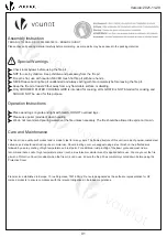 Preview for 2 page of VOUNOT 15008-B Assembly Lnstructions