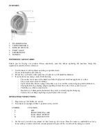 Предварительный просмотр 2 страницы VOV Heating VHS-3002F Instruction Manual