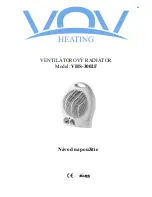 Предварительный просмотр 4 страницы VOV Heating VHS-3002F Instruction Manual