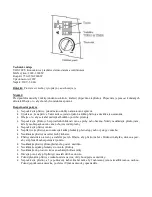 Preview for 9 page of VOV VHS-30CT Instruction Manual