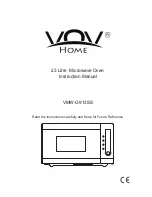 VOV VMW-G913SS Instruction Manual предпросмотр