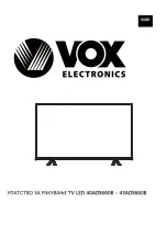 Предварительный просмотр 136 страницы VOX electronics 40ADS660B Operating Instructions Manual