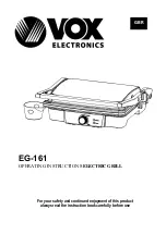 Preview for 2 page of VOX electronics 8606019600167 Operating Instructions Manual