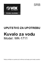 Предварительный просмотр 8 страницы VOX electronics 8606019600211 Operating Instructions Manual