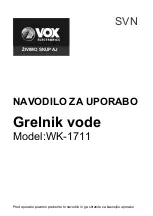 Предварительный просмотр 36 страницы VOX electronics 8606019600211 Operating Instructions Manual