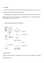 Preview for 3 page of VOX electronics 8606019600402 Operating Instructions Manual