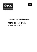 Preview for 2 page of VOX electronics 8606019600433 Operating Instructions Manual