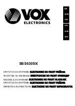 Предварительный просмотр 1 страницы VOX electronics 8606108251379 Operating Instructions Manual