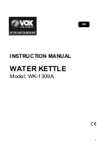 Preview for 1 page of VOX electronics 8606108251676 Instruction Manual