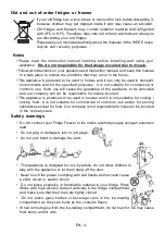 Предварительный просмотр 5 страницы VOX electronics 8606108649916 Operating Instructions Manual