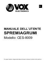 Preview for 6 page of VOX electronics CES-8009 Operating Instructions Manual