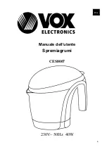 Preview for 6 page of VOX electronics CES8007 Instruction Manual