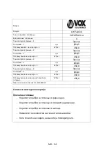 Предварительный просмотр 115 страницы VOX electronics CHT5105IX User Manual