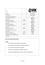 Предварительный просмотр 138 страницы VOX electronics CHT5105IX User Manual