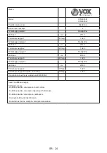 Preview for 25 page of VOX electronics CTR6305IX User Manual