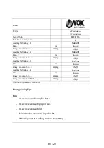 Preview for 48 page of VOX electronics CTR6305IX User Manual