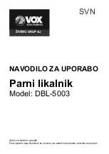 Предварительный просмотр 28 страницы VOX electronics DBL-5003 Operating Instructions Manual