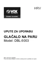 Предварительный просмотр 33 страницы VOX electronics DBL-5003 Operating Instructions Manual