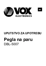 Preview for 22 page of VOX electronics DBL-5007 Operating Instructions Manual