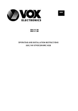 Preview for 2 page of VOX electronics EBC311 DB Operating Instructions Manual