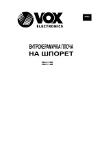 Preview for 54 page of VOX electronics EBC311 DB Operating Instructions Manual