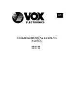 Preview for 79 page of VOX electronics EBC311 DB Operating Instructions Manual