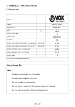 Предварительный просмотр 45 страницы VOX electronics EHT5020WG User Manual