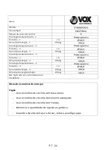 Preview for 119 page of VOX electronics ETR6025WG User Manual